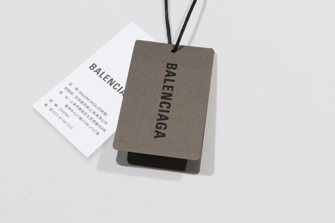 #「 Quality」 《BALENCIAGA 》24SS Classic T Quality - 2 - os 220 -26 280g - 300g 1×1 - Quality ：Black White Size: XS-S-M-L